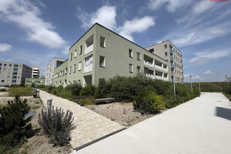 com22PLUS - Attraktiv geförderte Mietwohnung mit DECKENKÜHLUNG und Loggia mit Blick ins Grüne, Wohnung-miete, 542,69,€, 1220 Wien 22., Donaustadt