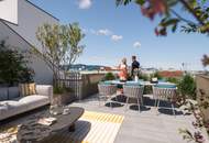 DG-ERSTBEZUG | Atemberaubender Fernblick | Dachterrasse | ca. 3 m Raumhöhe | Fernwärme &amp; Klimaanlage | TG-Stellplatz optional | Nachhaltiges Wohnbauprojekt