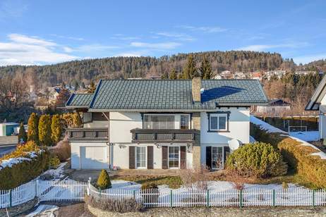Seeblick-Wohnhaus in Bestlage oberhalb von Velden, Haus-kauf, 1.090.000,€, 9220 Villach Land