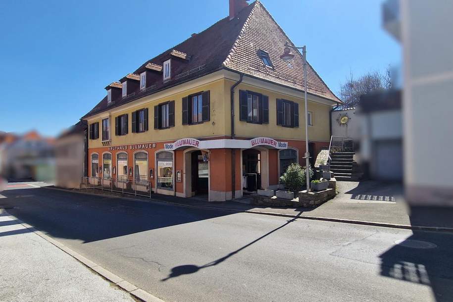 Wohn- und Geschäftshaus mit Vermietungspotenzial., Haus-kauf, 299.000,€, 8250 Hartberg-Fürstenfeld