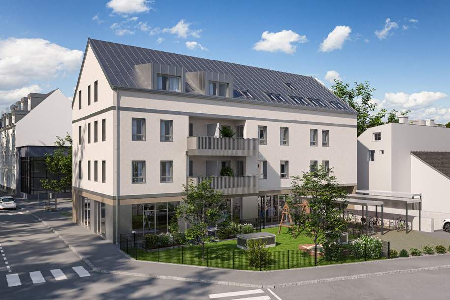 Neubau-Stadtwohnung mit 2 Zimmern und Balkon in zentraler Lage, Wohnung-kauf, 459.500,€, 5020 Salzburg(Stadt)