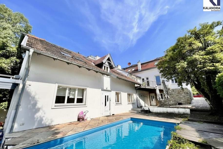 360° TOUR // REPRÄSENTATIVES EINFAMILIENHAUS mit POOL &amp; sonnigem GARTEN, Haus-kauf, 3.600.000,€, 1190 Wien 19., Döbling