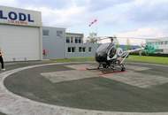 Business-Center mit Helicopter Airport