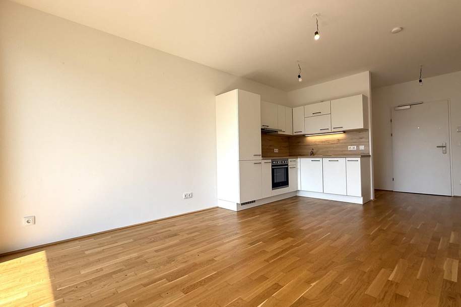 Günstige Neubauwohnung mit MEGA-SÜD-BALKON (11,87m²) nahe Akademiepark, Wohnung-miete, 675,01,€, 2700 Wiener Neustadt(Stadt)