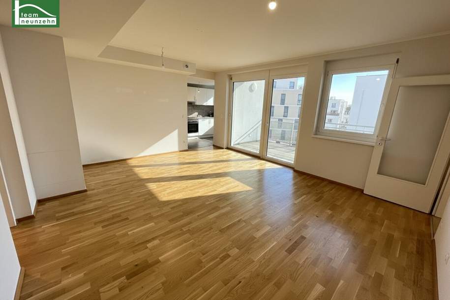 Familientraum im Mautner-Markhof mit Süd-Terrasse! Traumküche- und Bad sowie Abstellraum! GEMEINSCHAFTLICHE DACHTERRASSE!, Wohnung-miete, 1.548,87,€, 2320 Bruck an der Leitha