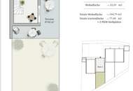 Neues Zuhause in Wilfersdorf bei Tulln : Erstbezug, 144,79m², 2 Stellplätze, Garten