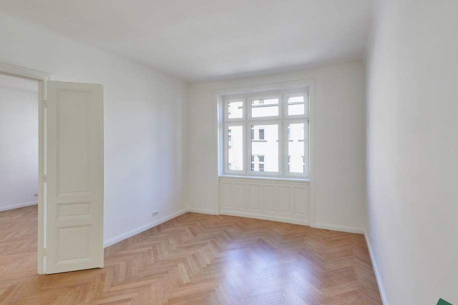 Erstbezug nach Sanierung: Schöne 3-Zimmer-Altbauwohnung mit Balkonmöglichkeit, Wohnung-kauf, 569.000,€, 1020 Wien 2., Leopoldstadt