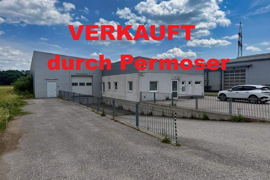500 m² große Halle mit ca. 150 m² Bürotrakt an der Abfahrt S4 zu verkaufen, Gewerbeobjekt-kauf, 680.000,€, 7201 Mattersburg