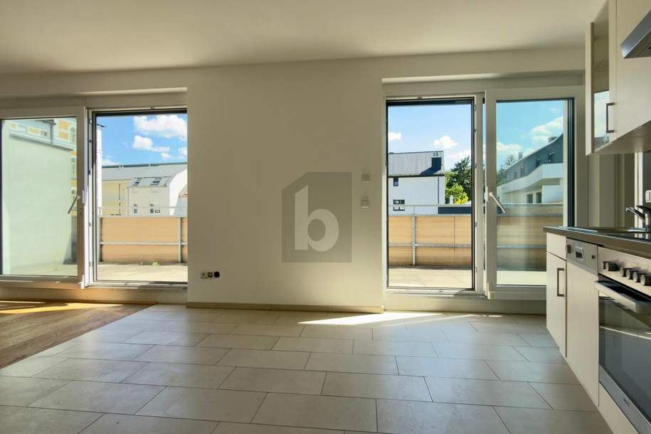 BARRIEREFREI MIT 20 QM SÜD BALKON IN RUHELAGE BEIM KRANKENHAUS, Wohnung-miete, 797,50,€, 2700 Wiener Neustadt(Stadt)