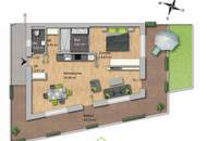 NEUBAU in zentraler Lage: Exklusive 2-Zimmer-Wohnung TOP3