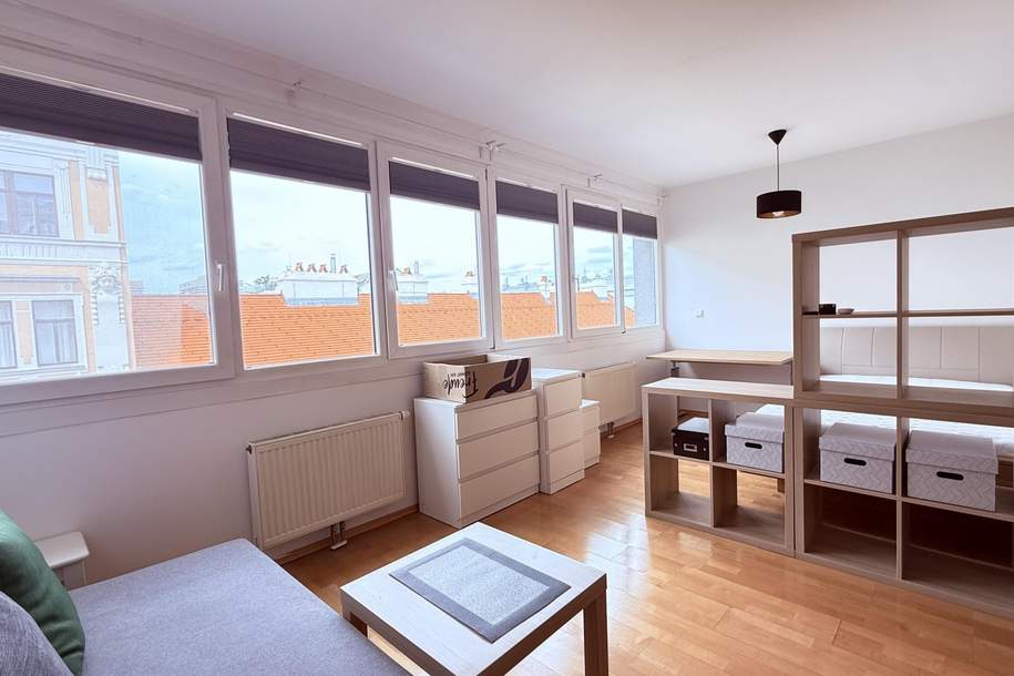 GESAMTMIETE WARM!!! Hübsche Garconniere im 5. OG in der LAUDONGASSE nahe Alser Straße!!!, Wohnung-miete, 840,87,€, 1080 Wien 8., Josefstadt