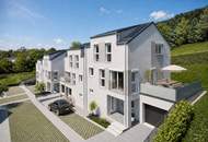 Niedrigenergie-Ziegelmassiv-Doppelhaushälfte mit Wienerwaldblick