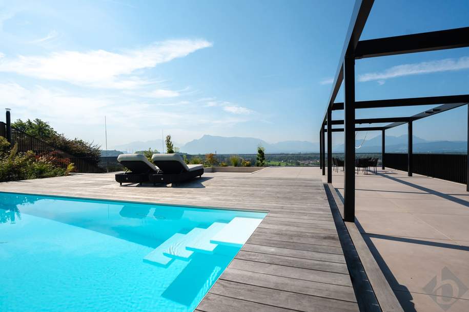 Luxuriöses Penthouse mit Terrasse der Superlative vor den Toren der Stadt Salzburg, Wohnung-miete, 7.450,00,€, 5101 Salzburg-Umgebung