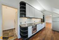 Exklusiv und perfekt aufgeteilte Dachgeschoßwohnung 92 m², 2 Zimmer + 16 m² südostseitige Terrasse in zentraler Lage, Speisinger Straße, Klimatisiert