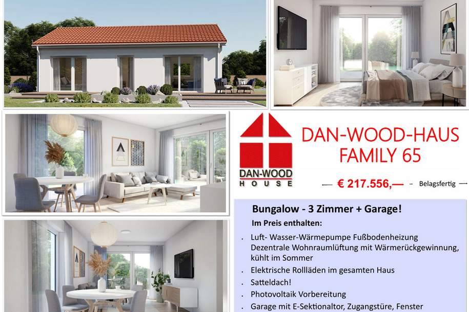 HÄUSER FÜR´S LEBEN IN DER STEIERMARK, BURGENLAND UND KÄRNTEN BEZUGSFERTIG MIT GARAGE! (Provisionsfrei), Haus-kauf, 217.556,€, 8054 Graz-Umgebung