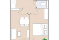 Moderne Neubauwohnung in mondäner Wohngegend mit Balkon