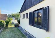 "die Badesaison genießen" Pachtgrund mit Bungalow mit großem Garten und Pool in der Feriensiedlung beim Badeteich Steinbrunn