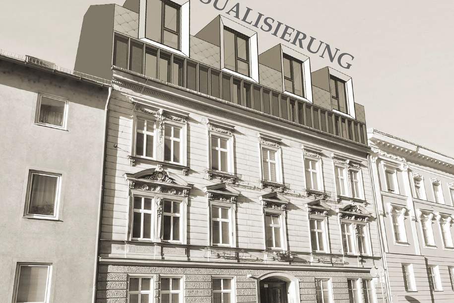 Stadthaus mitten in Linz mit derzeit 10 Kleinwohnungen und baubewilligtem Aufstockungsprojekt für zusätzlich 6 Wohnungen, Haus-kauf, 4040 Linz(Stadt)