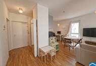 Vollmöblierte & charmante 2-Zimmer-Wohnung mit Loggia im Wildgarten - Wohnen direkt am Rosenhügel