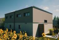 Modernes Einfamilienhaus mit Garten