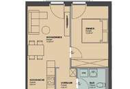 Hofruhelage: Moderne 2-Zimmer Wohnung mit Balkon nahe Donau