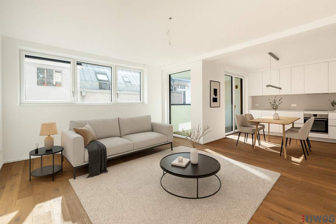 NEUBAU WOHNUNG II ERSTBEZUG MIT LOGGIA II 3 ZIMMER II NÄHE OTTAKRINGER BRAUEREI II PROJEKT ABELEGASSE 20