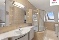 Dachgeschoßwohnung auf 2 Ebenen | 3 Zimmer | Klimaanlage | Terrasse und Balkon