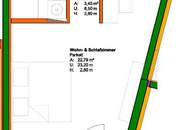 Moderne Single-Wohnung mit großer Terrasse im Zentrum von Waltendorf