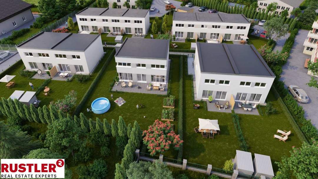 Fünf moderne Häuser im Wohnpaket – vermietet &amp; investitionsbereit