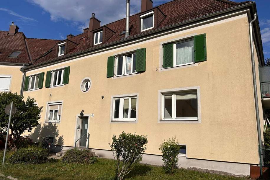 Preisgünstige 2 Zimmer Wohnung auf einem 1458 m² Gemeinschaftsgrundstück, Wohnung-kauf, 119.500,€, 4020 Linz(Stadt)