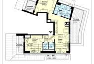 Weitblick DG-Wohnung in 1220 Wien: Erstbezug mit 4 Terrassen.