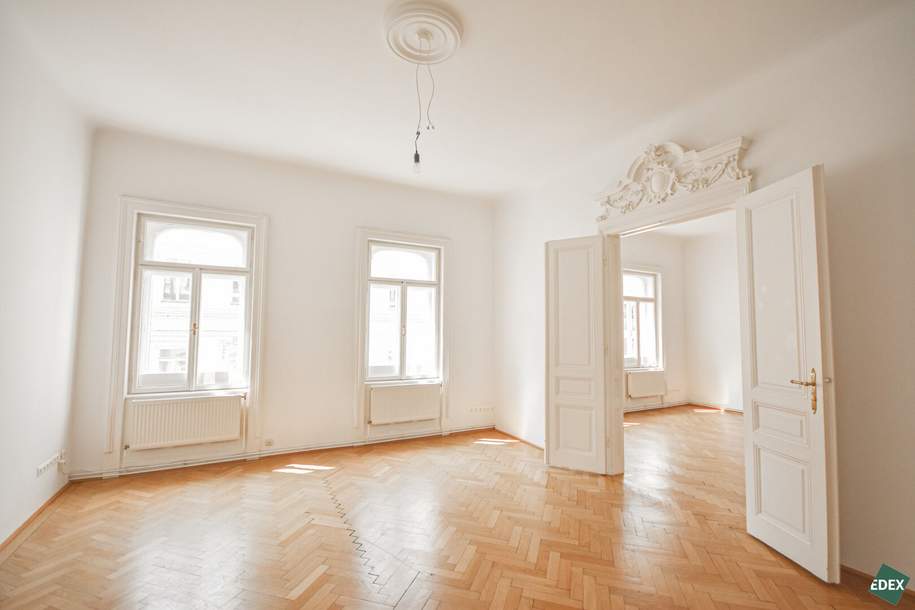 Schönes Altbau-Büro in der Lindengasse, Gewerbeobjekt-miete, 1.963,52,€, 1070 Wien 7., Neubau
