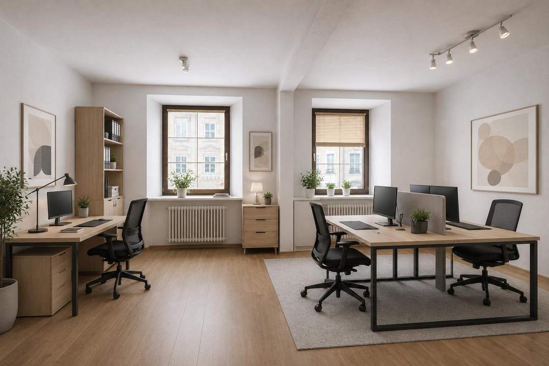 TOP Gelegenheit: Einzel- oder Gemeinschafts-Büro oder -Praxisräume - am Marktplatz in Lambach