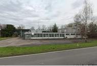 Gewerbeobjekt mit 1302 m2 Halle und 310 m2 Büro und 445 m2 Betriebswohnungen die auch als Büro genützt werden könnten