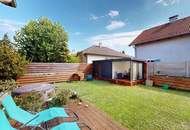 Doppelhaushälfte in Seyring – 106 m² Wfl., 380 m² Grund, Garten