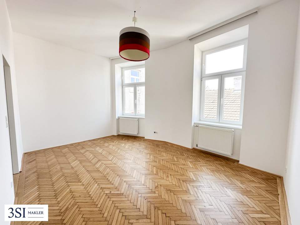 Elegante 4-Zimmer-Altbauwohnung mit Weitblick - in Top-Lage des 4. Bezirks beim Wiener Hauptbahnhof