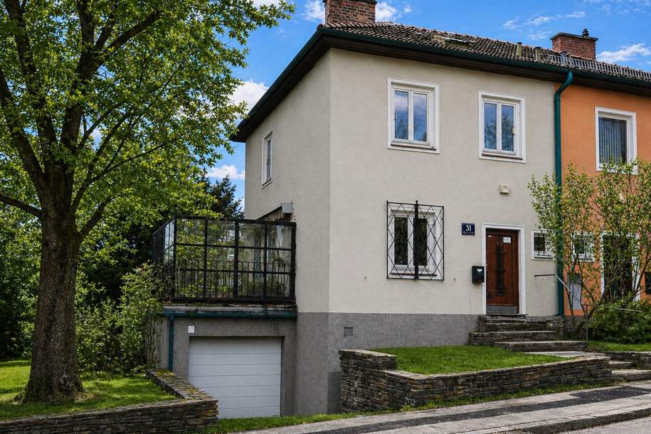 Wohnen in Grünlage – gepflegtes Endreihenhaus mit Gartenidylle, Haus-kauf, 690.000,€, 1140 Wien 14., Penzing