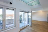 Dachgeschoßwohnung mit eingeschnittener Terrasse, vier Schlafzimmern und schönem Fernblick