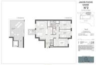 JF2 - Moderne Erstbezugswohnung, 4 Zimmer, Balkon und Dachterrasse in Brunn/Gebirge