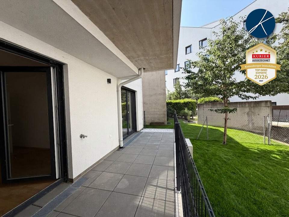 Garten & Terrasse: Gemütliche 3-Zimmer Wohnung im Erstbezug