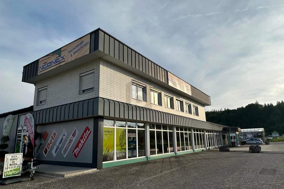 GEWERBEHALLE MIT FENSTERFRONT, FUßBODENHEIZUNG & BÜROBEREICH, Gewerbeobjekt-kauf, 490.000,€, 5261 Braunau am Inn