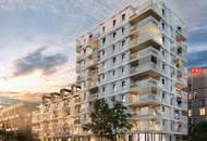Energieeffizienter 59m² Terrassen-Erstbezug mit Erdwärme, Photovoltaik, Deckenkühlung u. weitläufiger Gemeinschaftsterrasse Nähe Schloss Belvedere