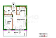 54,07qm geförderte 2ZI- Balkon-Wohnung, zzgl. Tiefgaragenstellplatz