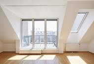 Wohnen zwischen Donaukanal und Prater – charmante 3-Zimmer-Dachgeschosswohnung mit Terrasse