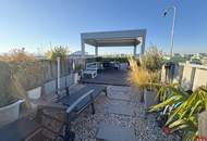 Familientraum mit 4 Zimmern, Dachterrasse mit Outdoorküche, zwei Garagenplätzen und Badeseezugang