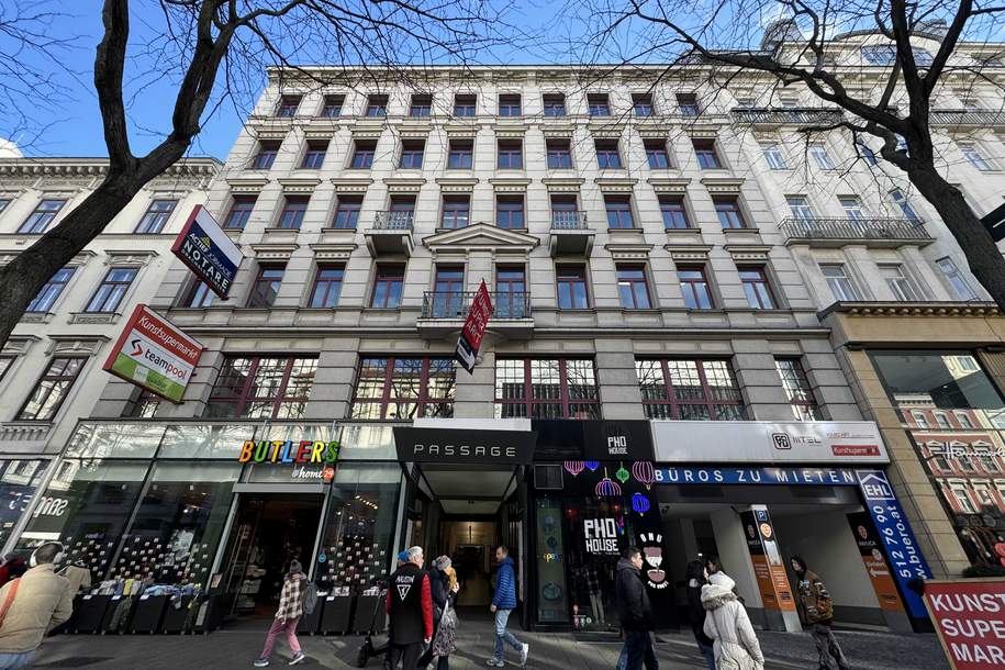 Büro-/ Retail- / Lagerflächen direkt auf der Mariahilfer Straße!, Gewerbeobjekt-miete, 15,25,€, 1060 Wien 6., Mariahilf