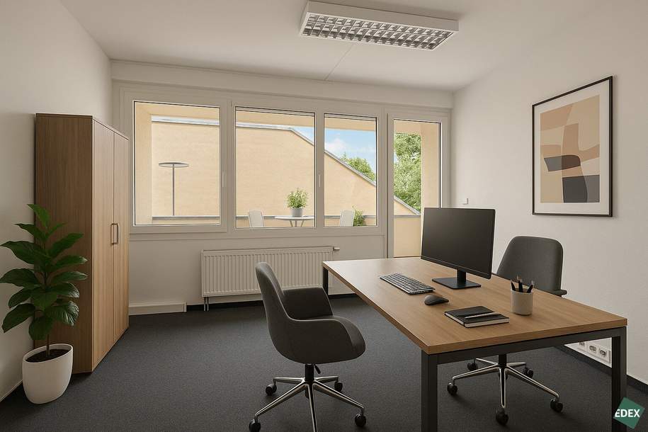 Botschaftsviertel | Büro samt Loggia in zentraler Lage, Gewerbeobjekt-miete, 2.960,24,€, 1040 Wien 4., Wieden