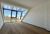 Klimatisierte Dachgeschosswohnung mit großzügiger Dachterrasse | LUFT-WÄRME-PUMPE