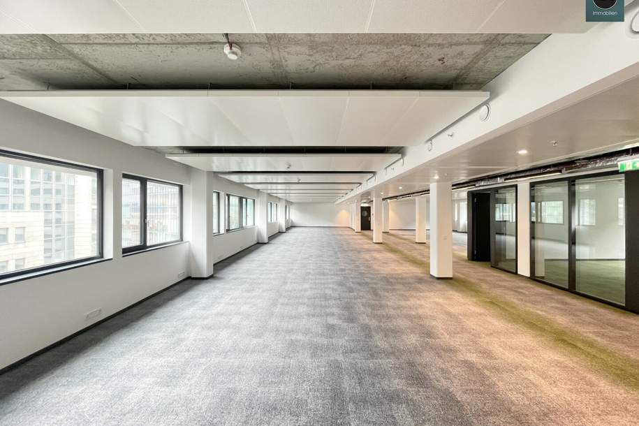 Büro mit Balkon und ausgezeichneter Infrastruktur im Bürogebäude mit Breeam - Outstanding Zertifizierung!, Gewerbeobjekt-miete, 20.084,90,€, 1100 Wien 10., Favoriten