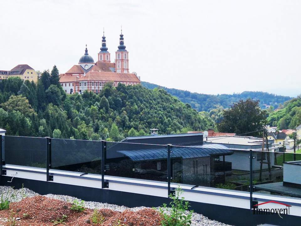 ERSTBEZUG - RUHELAGE in Mariatrost: moderne 4-Zimmerwohnung mit Terrasse, mit Garten und 2 Tiefgaragenplätze